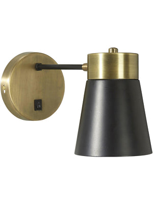 Anibe Lifestyle - Luna Vägglampa Svart IP20 13cm