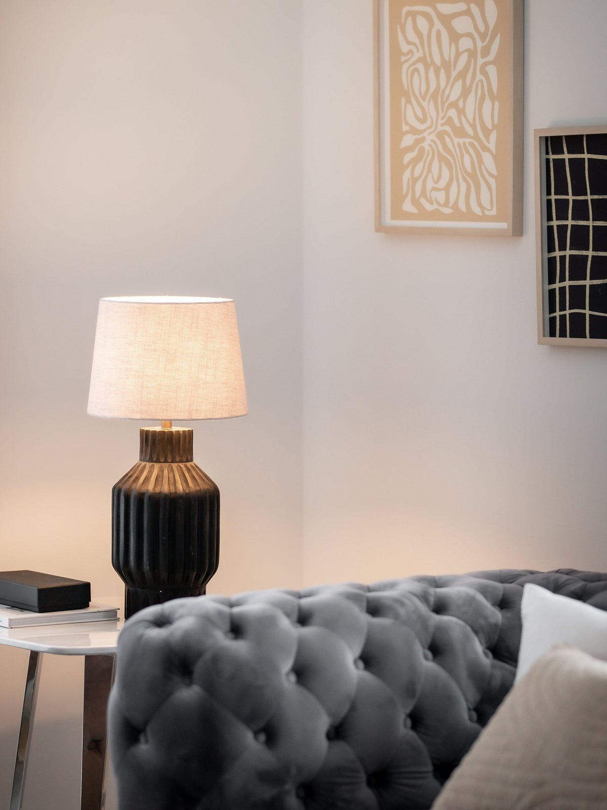 Anibe Lifestyle - Turi Lampfot Blackbrown 45cm