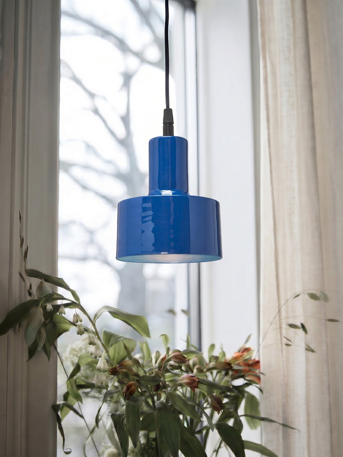 Anibe Lifestyle - Solo Fönsterlampa Blank Blå IP20 13cm
