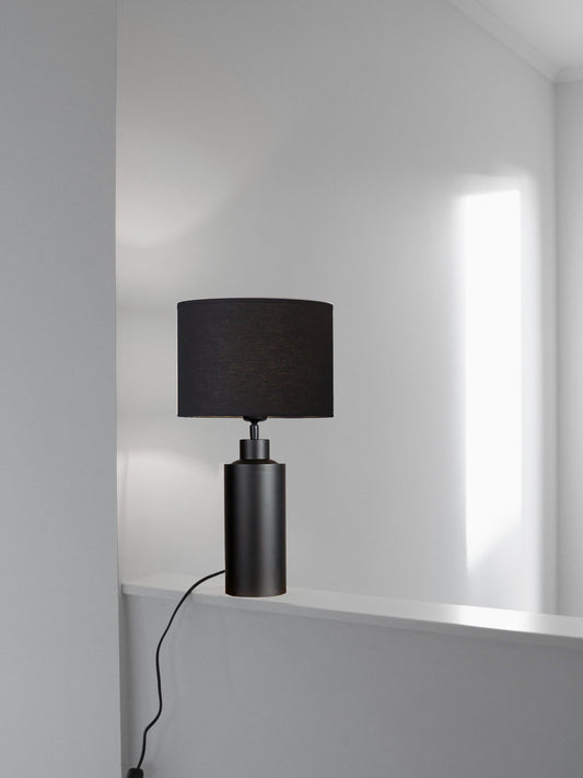 Anibe Lifestyle - Solo Bordslampa Matt Svart Svart Skärm IP20 46cm