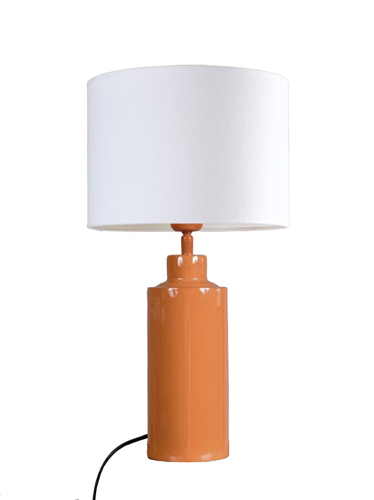 Anibe Lifestyle - Solo Bordslampa Blank Orange Vit Skärm IP20 46cm