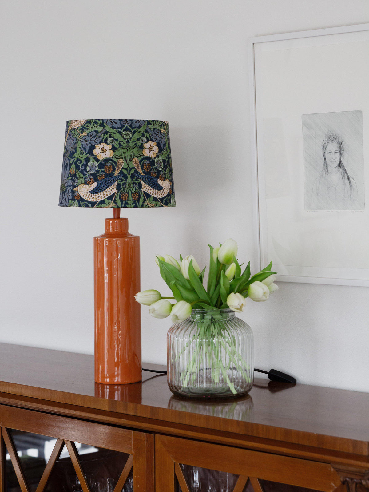Anibe Lifestyle - Solo Lampfot Blank Orange IP20 44cm