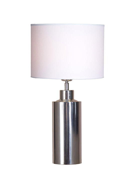Anibe Lifestyle - Solo Bordslampa Krom Vit Skärm IP20 46cm