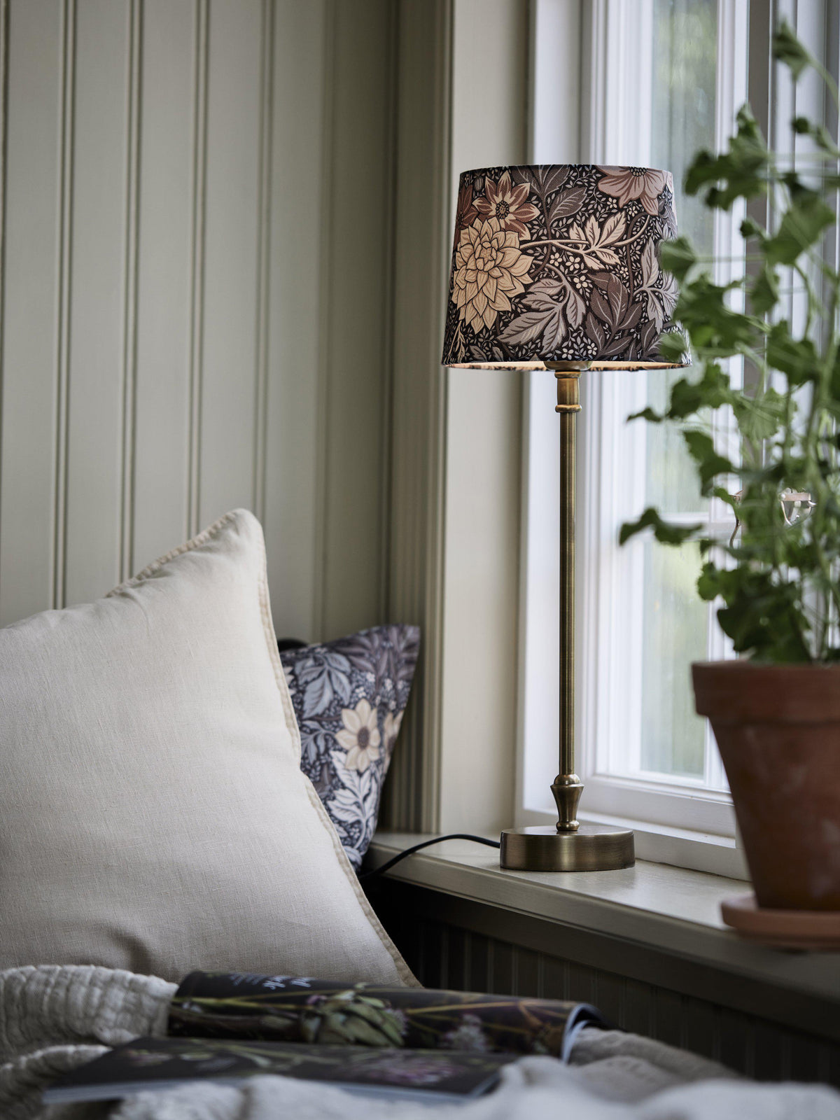 Anibe Lifestyle - Sofia Lampskärm - Dahlia Brun 20cm