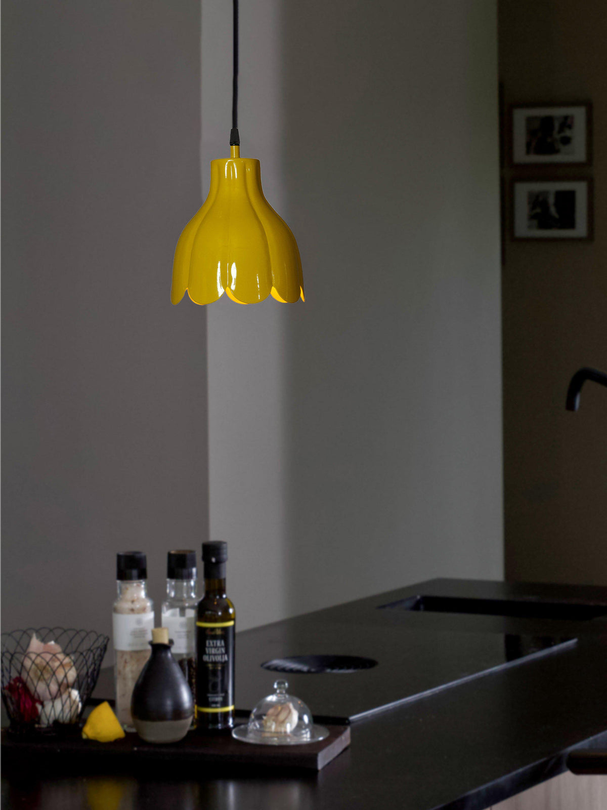 Anibe Lifestyle - Tulippa Tak/Fönsterlampa Gul IP20 17cm