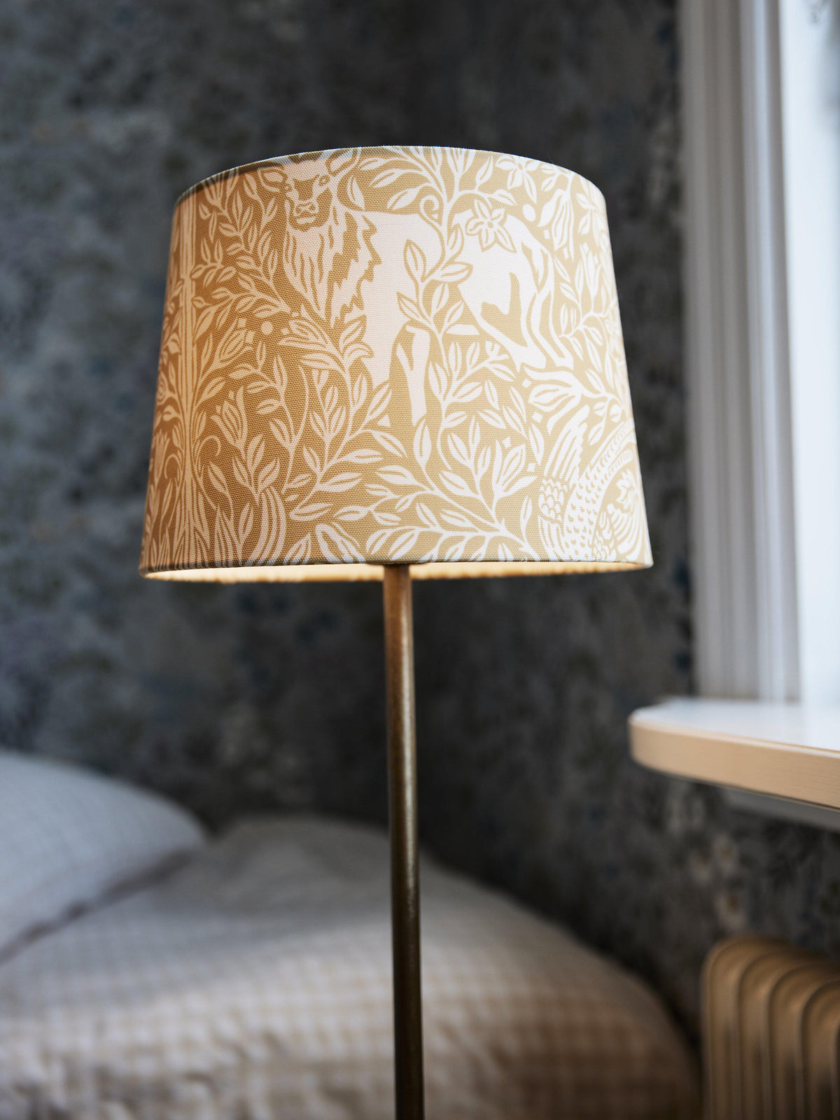 Anibe Lifestyle - Sofia - Lampskärm Eldertree Gul 25cm