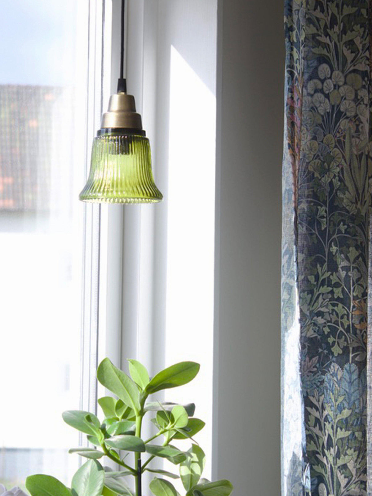 Anibe Lifestyle - Emmi Fönsterlampa Grön/Brass IP20 12cm