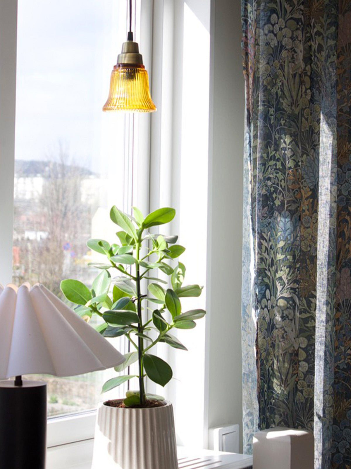 Anibe Lifestyle - Emmi Fönsterlampa Amber/Brass IP20 12cm