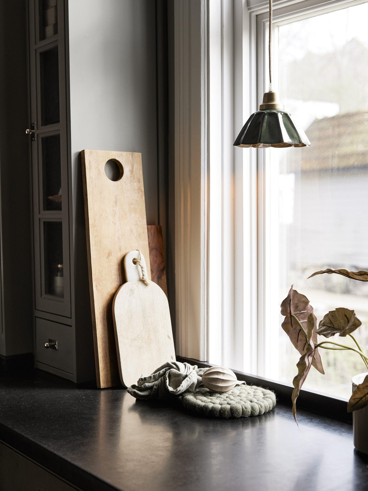 Anibe Lifestyle - Ester Fönsterlampa Mörkgrön IP20 17cm