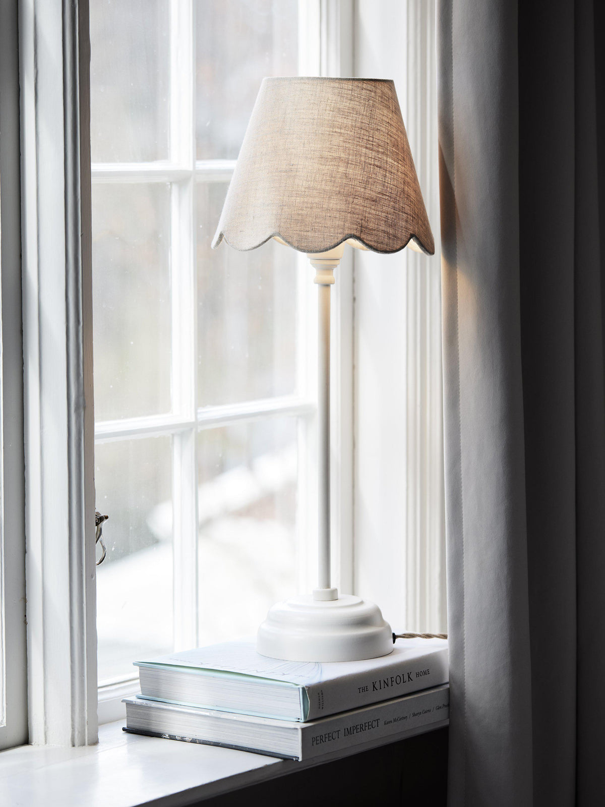 Anibe Lifestyle - Lottie Bordslampa Offwhite Jasmine IP20 58cm