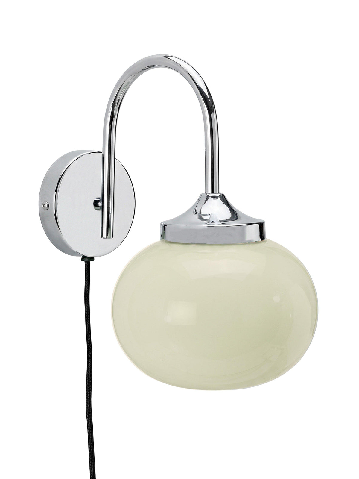 Anibe Lifestyle - Elsy Vägglampa Salviagrön/Krom IP20 26cm