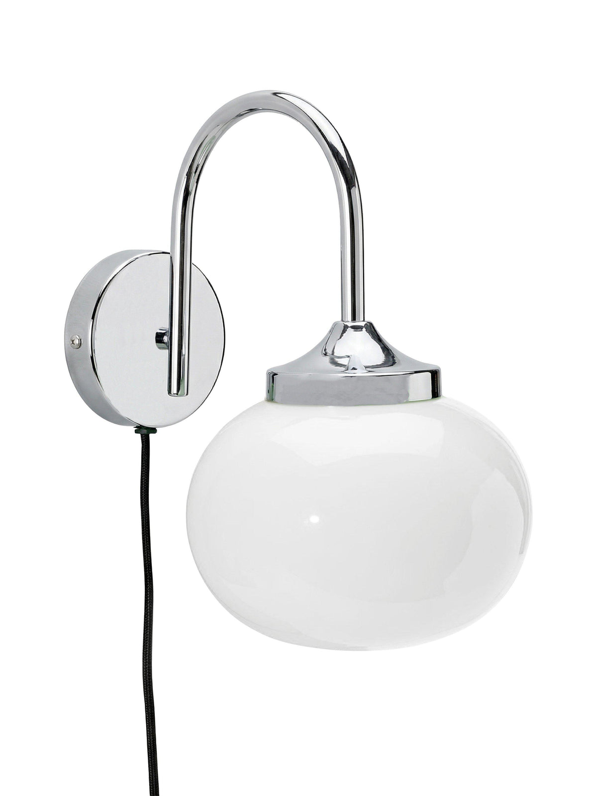 Anibe Lifestyle - Elsy Vägglampa Vit/Krom IP20 26cm