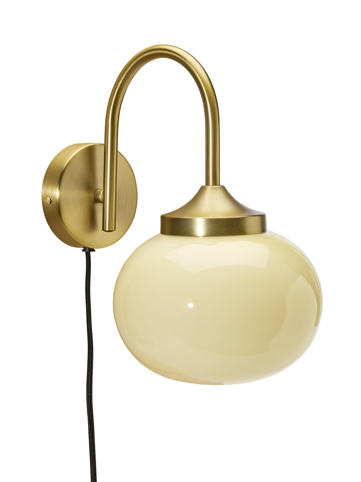 Anibe Lifestyle - Elsy Vägglampa Mässing/Kräm IP20 26cm