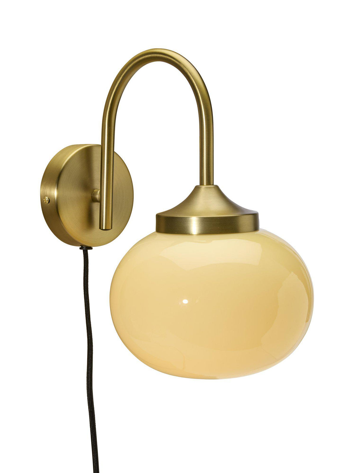 Anibe Lifestyle - Elsy Vägglampa Mässing/Kräm IP20 26cm