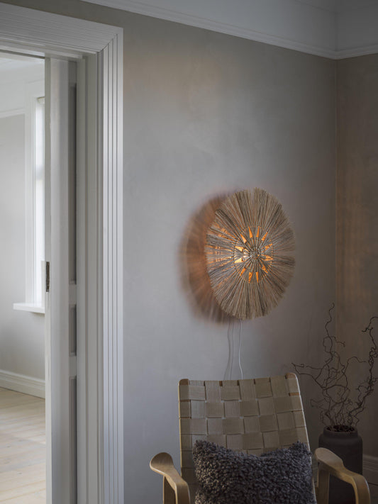Anibe Lifestyle - Amara Vägglampa Naturfiber E14 IP20 60cm