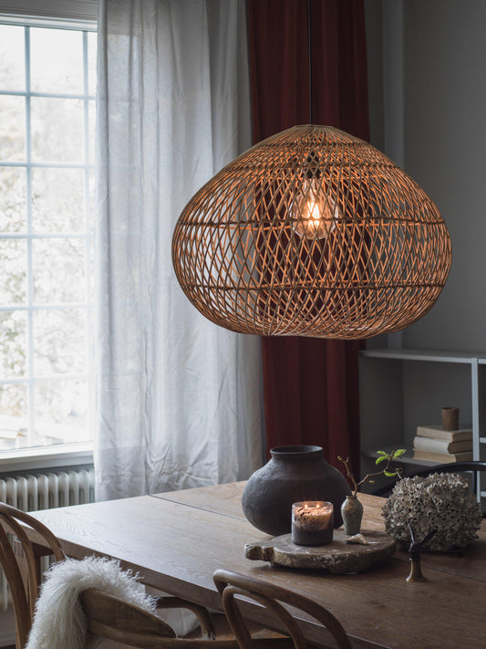 Anibe Lifestyle - Karen - Taklampa Naturrotting IP44 50cm