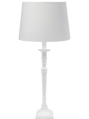 Anibe Lifestyle - Salong bordslampa med lampskärm Sofia offwhite 69cm