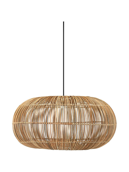 Anibe Lifestyle - Zuri - Taklampa Handflätad Naturrotting IP44 61cm