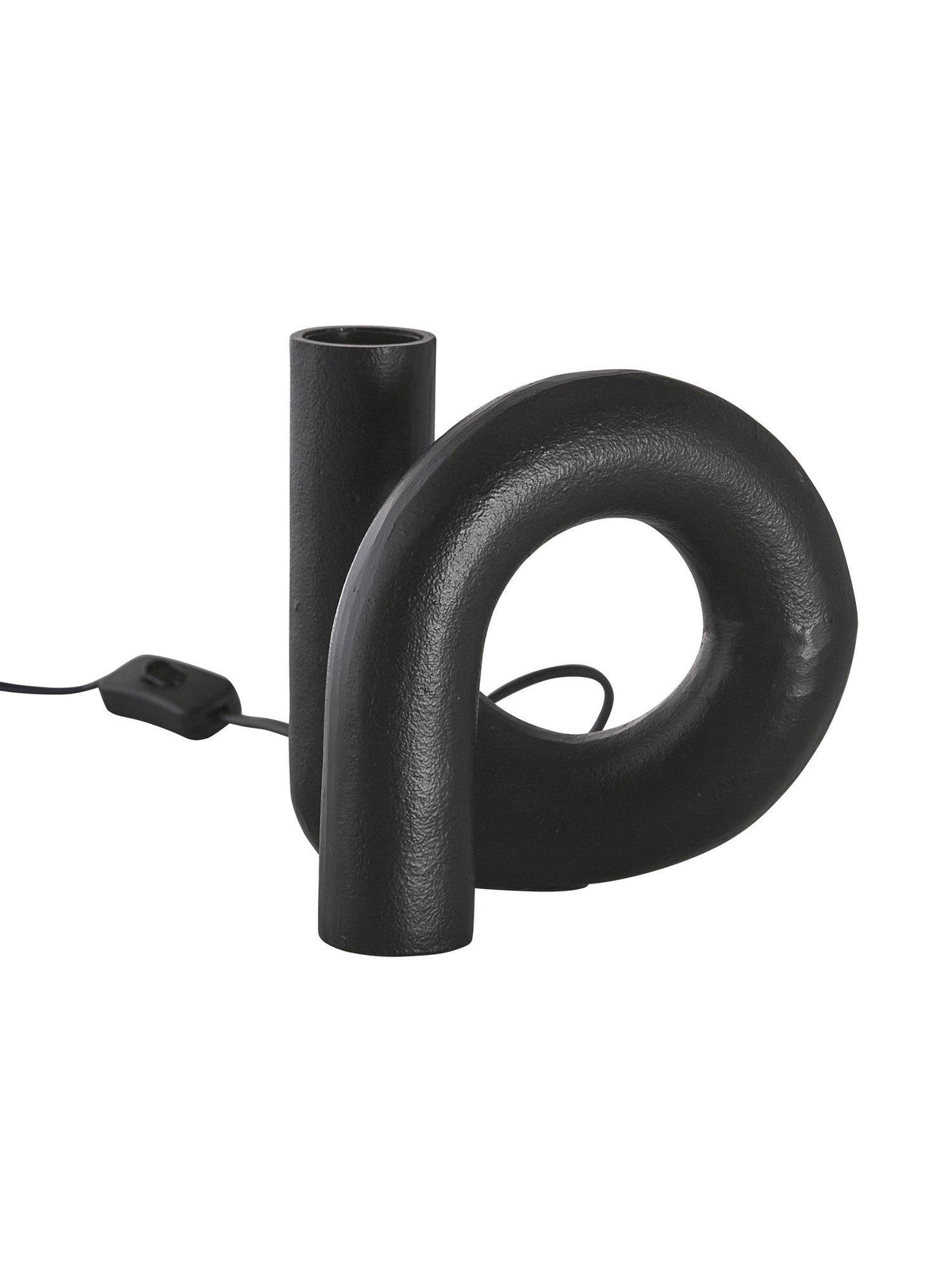 Anibe Lifestyle - Notice Swirl Lampfot Råsvart 18cm