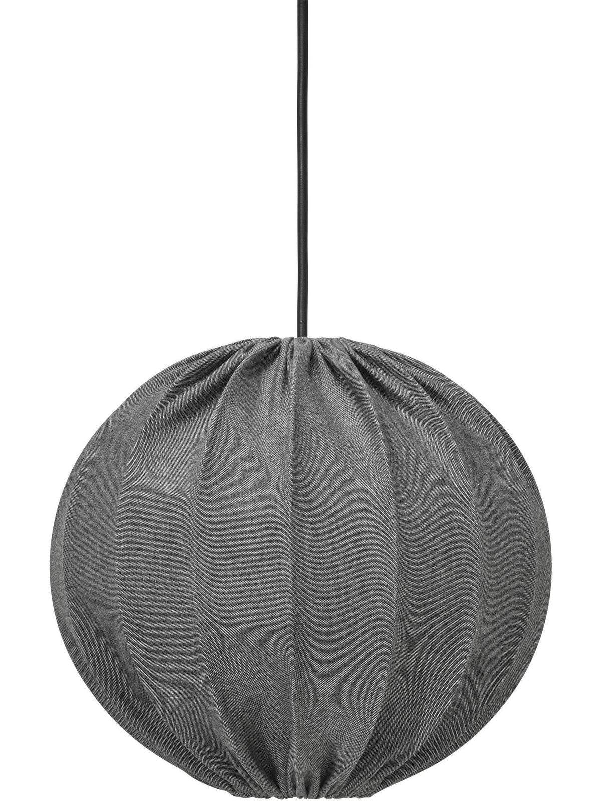 Anibe Lifestyle - Alva - Utomhuslampskärm Etamine Mörkgrå 30cm