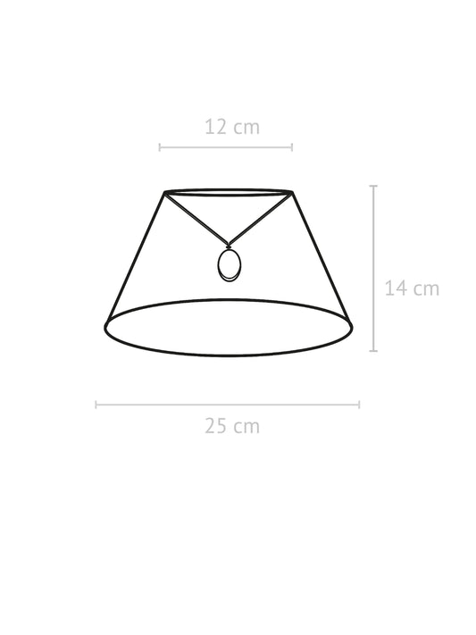Anibe Lifestyle - Empire - Lampskärm Florenzo Ockra 25cm