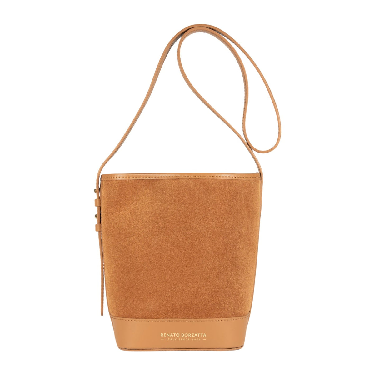 Anibe Lifestyle - BRENDA – Bucket bag för dam i äkta italienskt läder