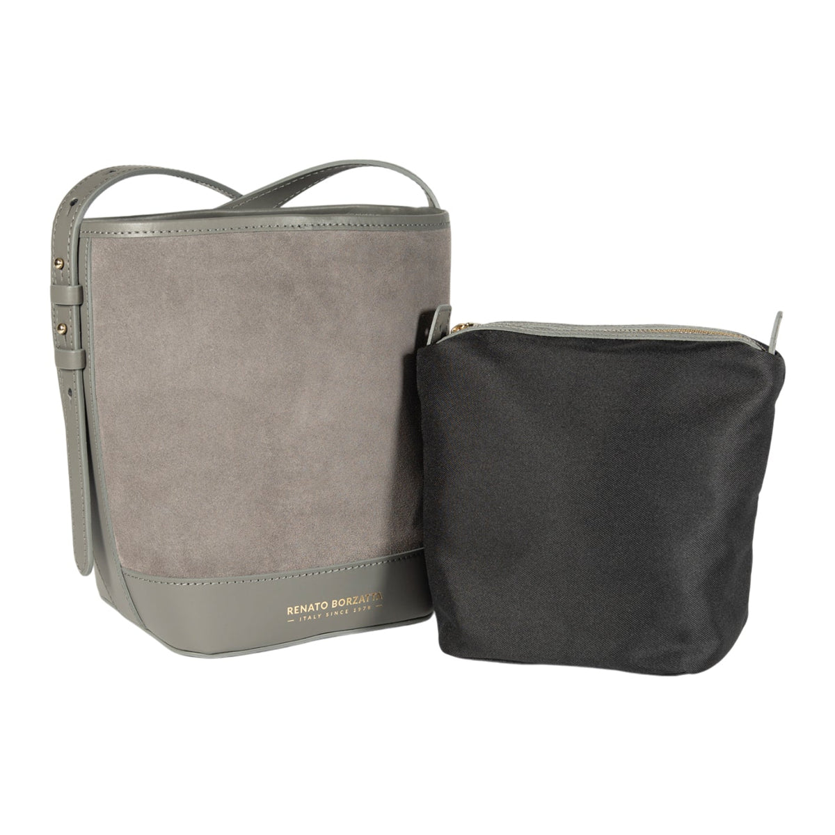 Anibe Lifestyle - BRENDA – Bucket bag för dam i äkta italienskt läder
