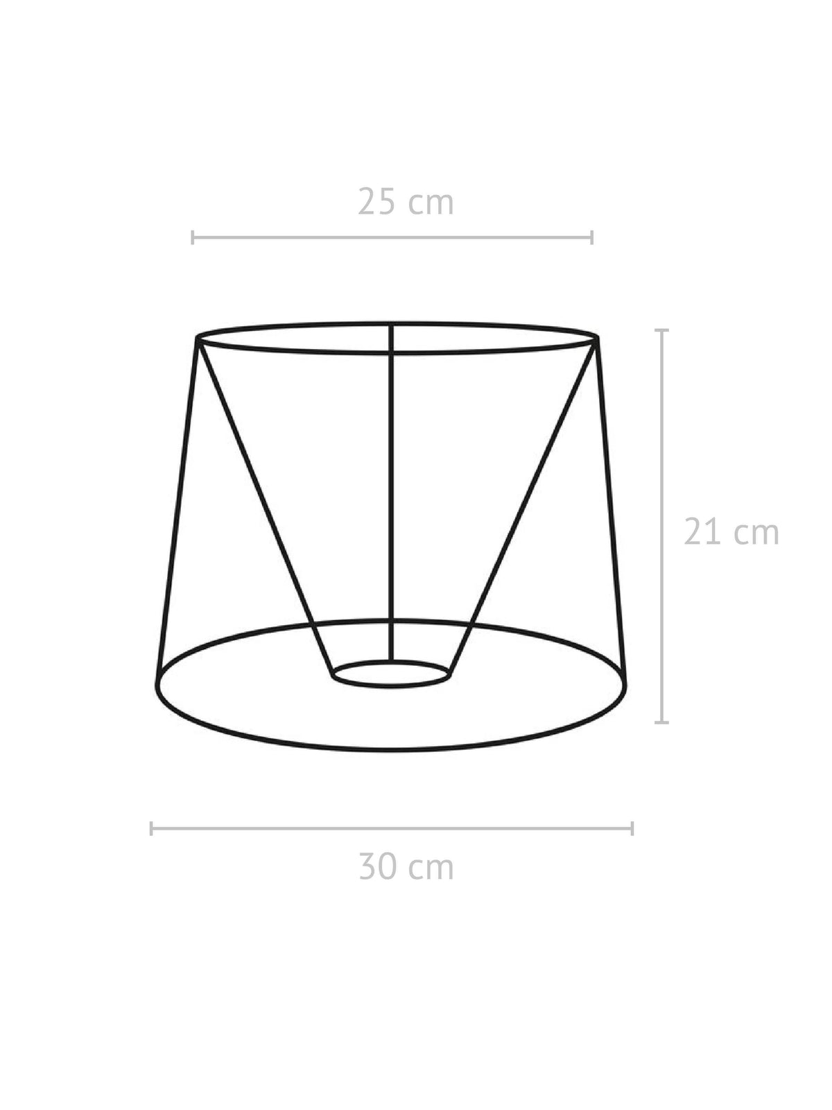 Anibe Lifestyle - Sofia - Lampskärm Heron Beige 30cm