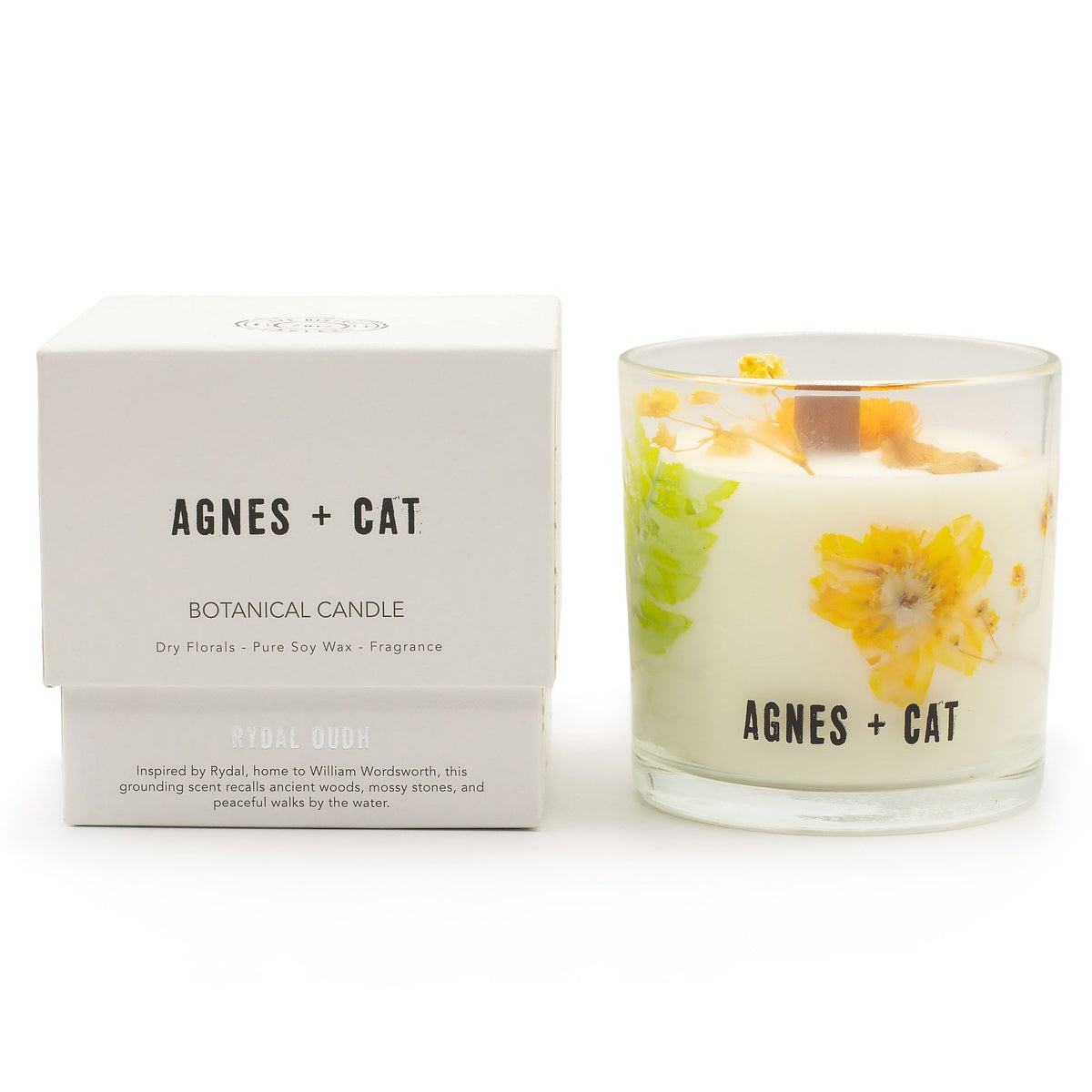 Anibe Lifestyle - Agnes + Cat Botaniska Sojavaxljus - Rydal Oudh