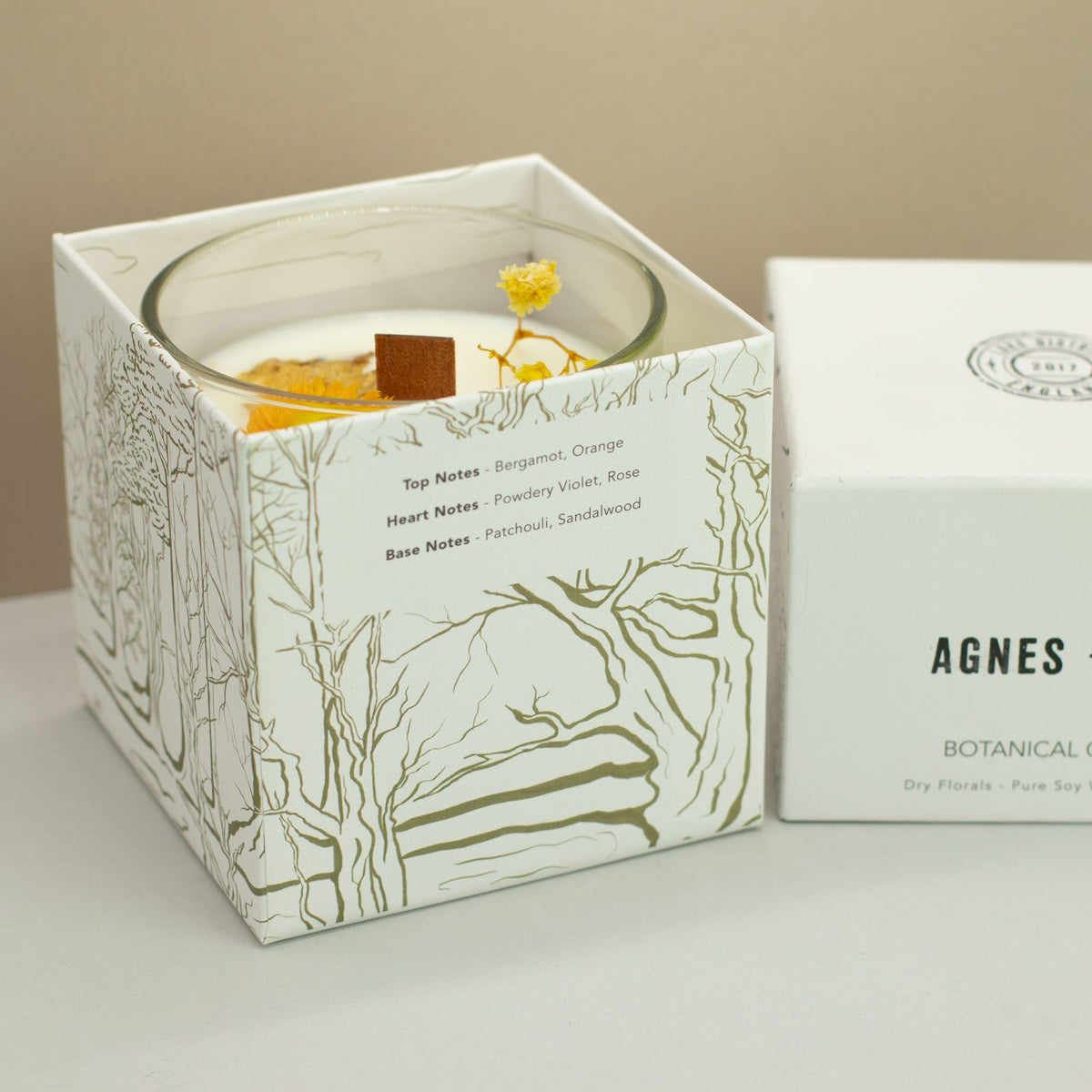 Anibe Lifestyle - Agnes + Cat Botaniska Sojavaxljus - Rydal Oudh