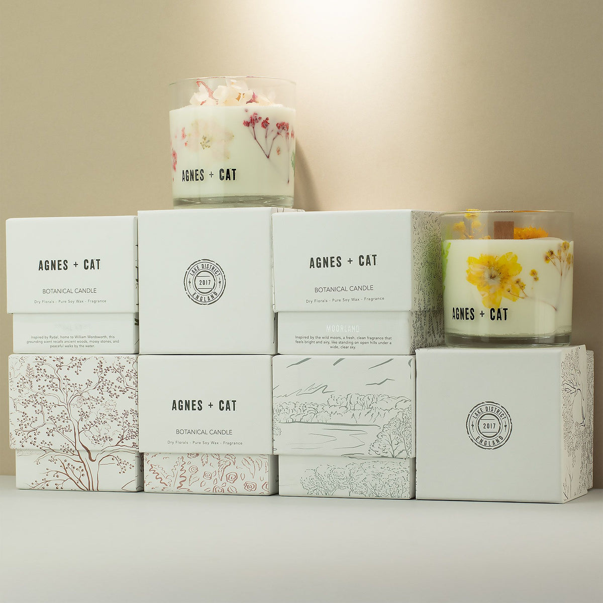Anibe Lifestyle - Agnes + Cat Botaniska Sojavaxljus - Rydal Oudh