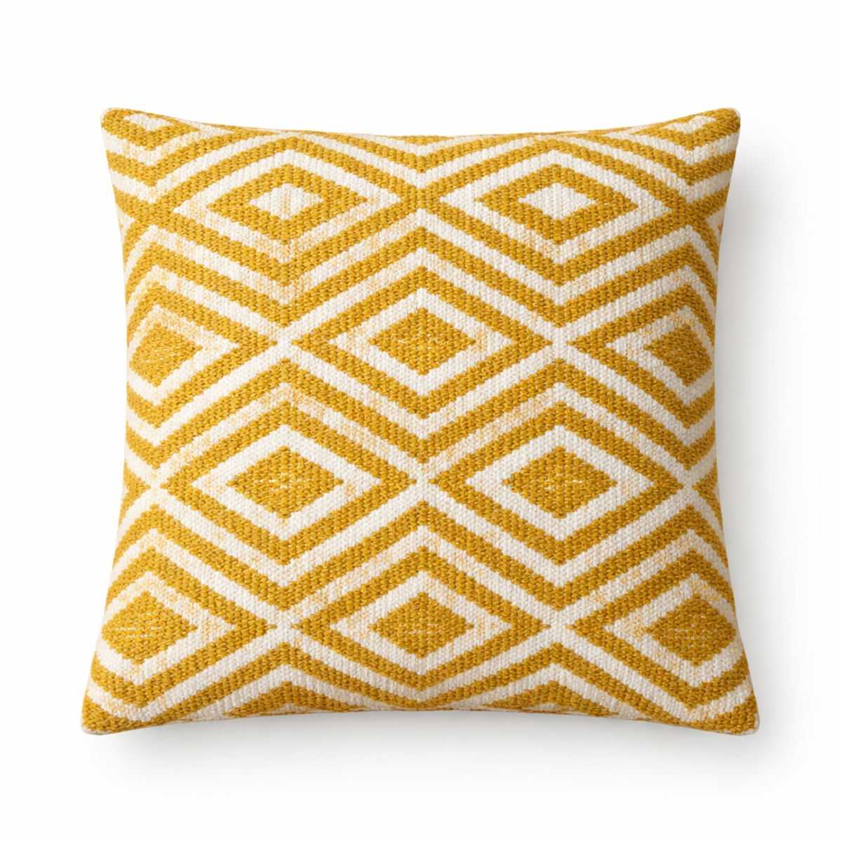 Anibe Lifestyle - Klassiskt kuddfodral – Mustard Diamonds