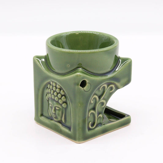 Anibe Lifestyle - Doftlampa - Fyrkantig Buddha Mörk Jade