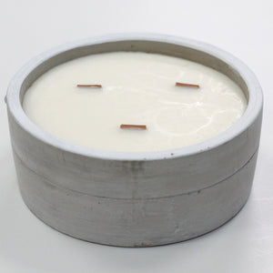 Anibe Lifestyle - Stort doftljus i betong – Patchouli & Dark Amber