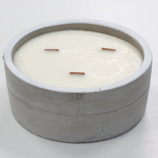 Anibe Lifestyle - Stort doftljus i betong – Patchouli & Dark Amber