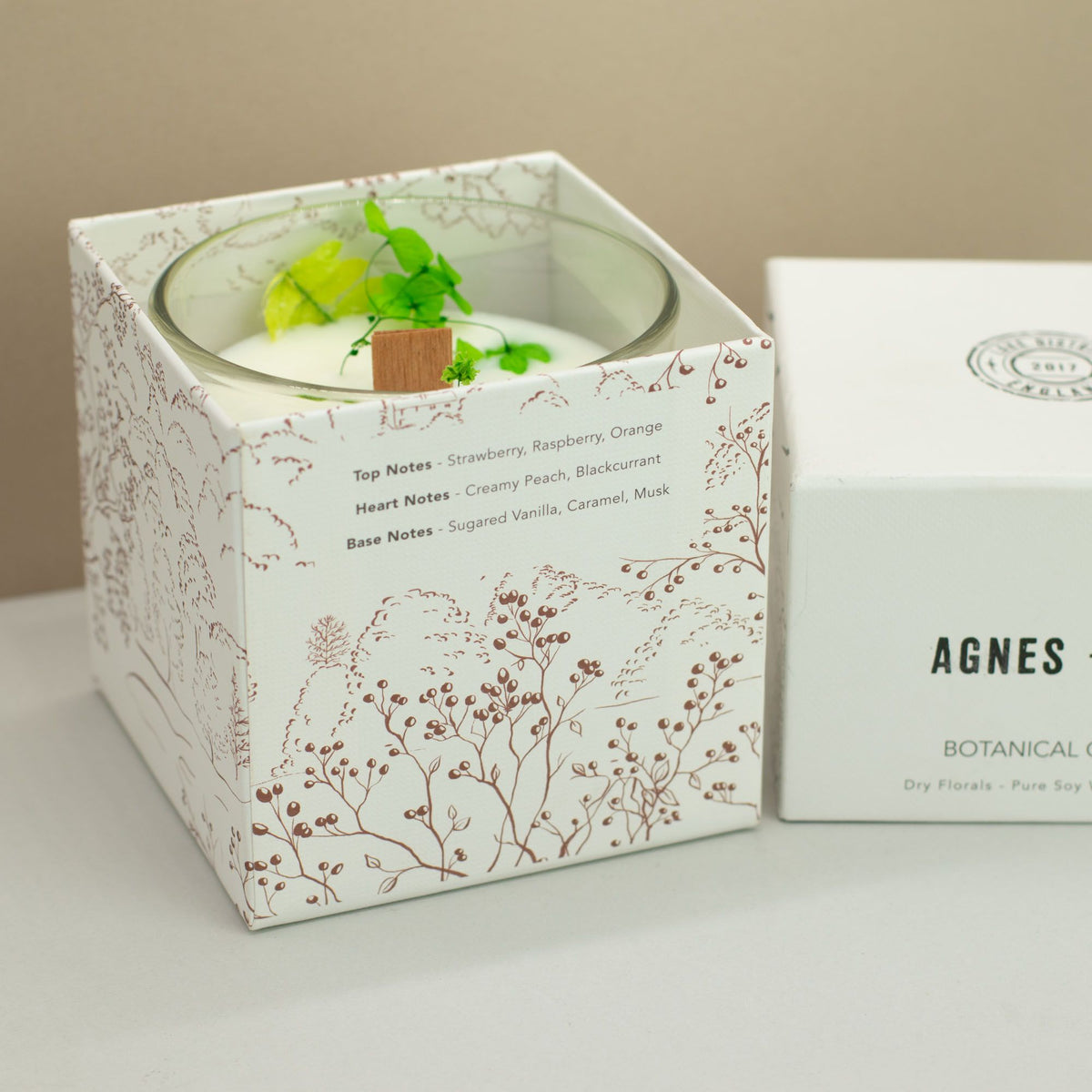 Anibe Lifestyle - Agnes + Cat Botaniska Sojavaxljus - Fellberry