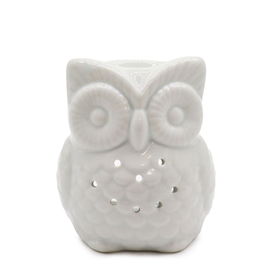 Anibe Lifestyle - Klassisk Vit Doftlampa - Hög Uggla
