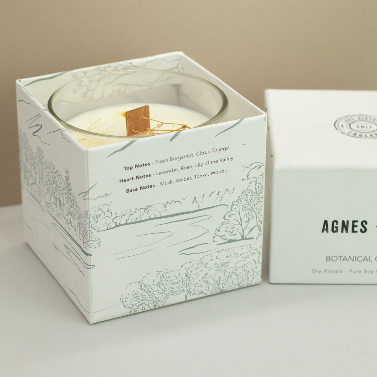 Anibe Lifestyle - Agnes + Cat Botaniska Sojavaxljus - Windermere
