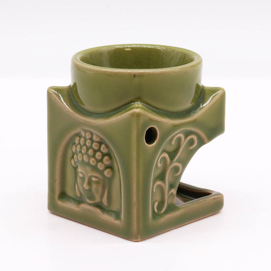 Anibe Lifestyle - Doftlampa - Fyrkantig Buddha Ljus Jade