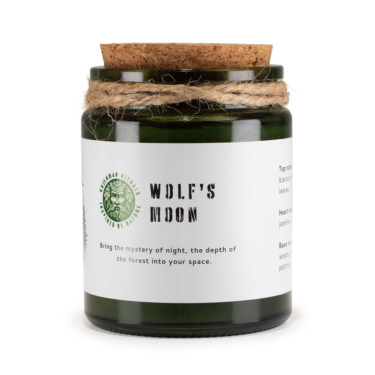 Anibe Lifestyle - Greenman Woodwick Sojavaxljus - Wolf's Moon