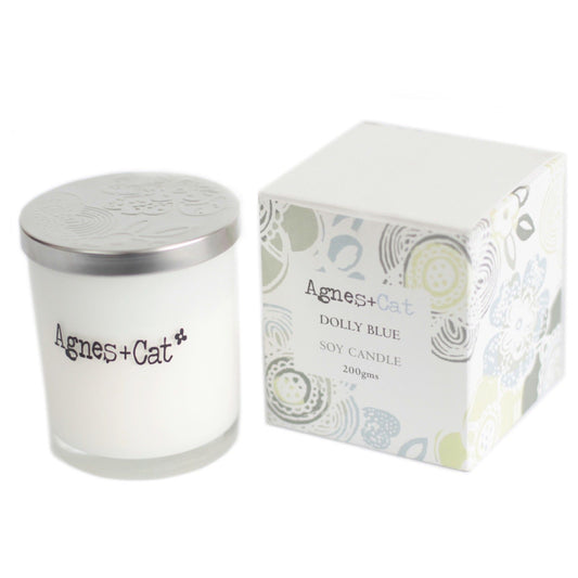 Anibe Lifestyle - Agnes + Cat Votive Sojavaxljus - Dolly Blue