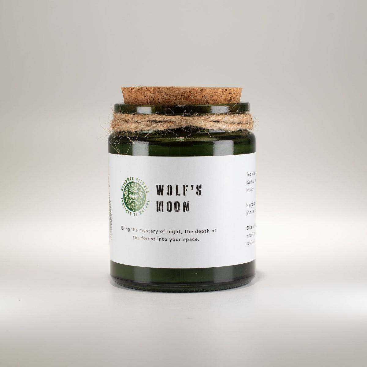 Anibe Lifestyle - Greenman Woodwick Sojavaxljus - Wolf's Moon
