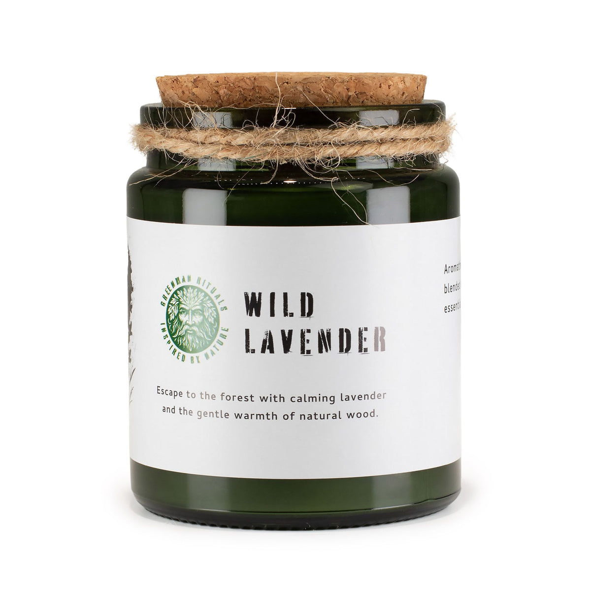 Anibe Lifestyle - Greenman Woodwick Sojavaxljus - Wild Lavender