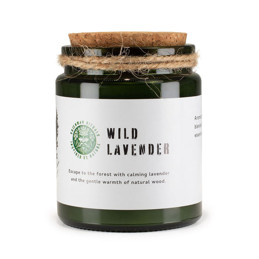 Anibe Lifestyle - Greenman Woodwick Sojavaxljus - Wild Lavender