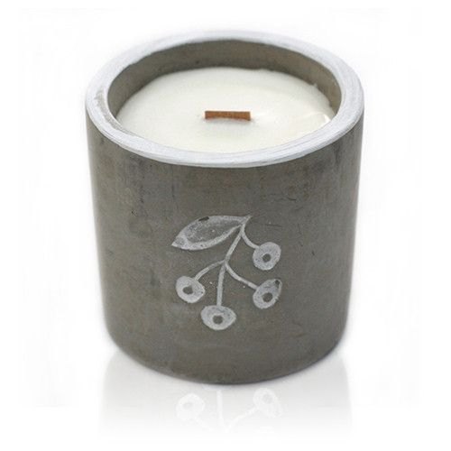 Anibe Lifestyle - Doftljus i betong – Berrys – Juniper & Sweet Gin