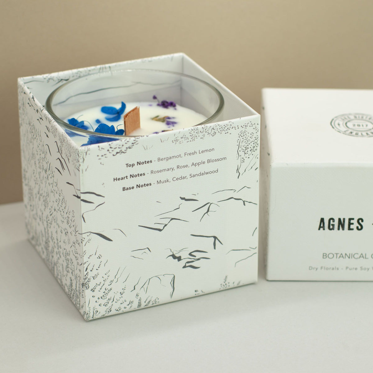 Anibe Lifestyle - Agnes + Cat Botaniska Sojavaxljus - Moorland