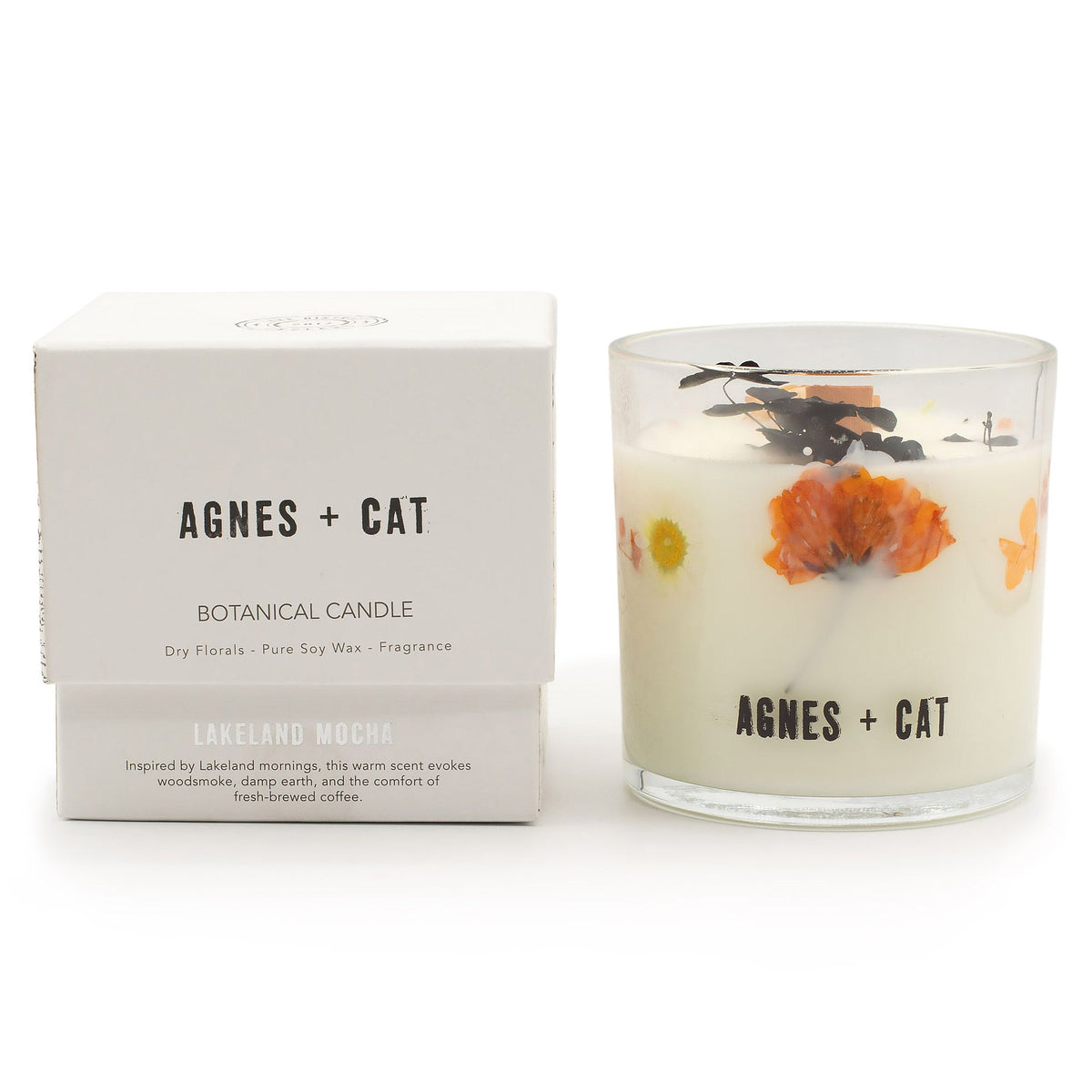 Anibe Lifestyle - Agnes + Cat Botaniska Sojavaxljus - Lakeland Mocha