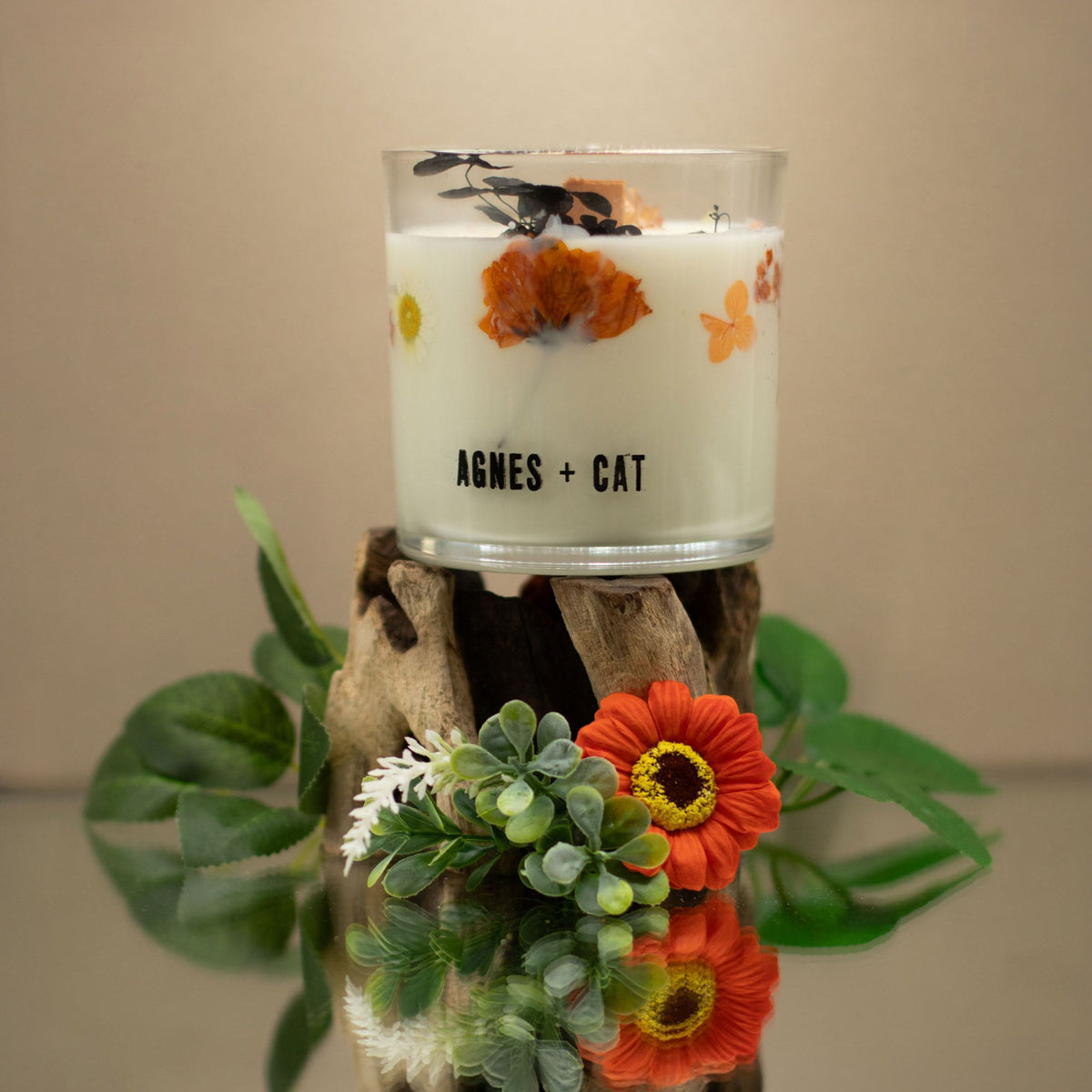Anibe Lifestyle - Agnes + Cat Botaniska Sojavaxljus - Lakeland Mocha