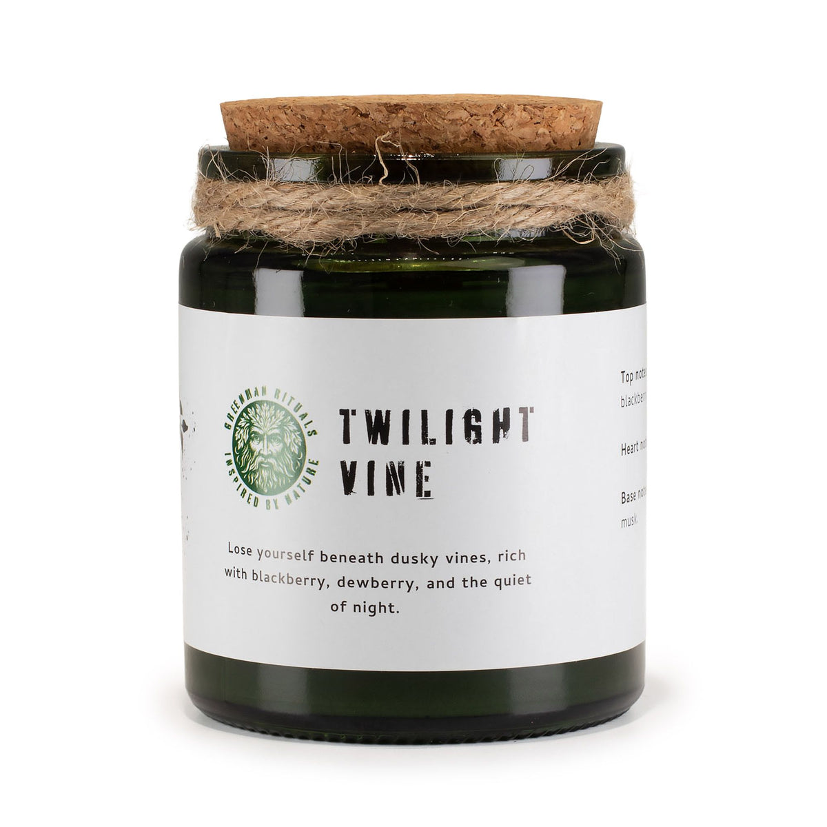 Anibe Lifestyle - Greenman Woodwick Sojavaxljus - Twilight Vine