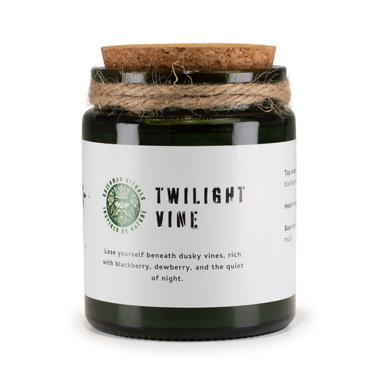 Anibe Lifestyle - Greenman Woodwick Sojavaxljus - Twilight Vine